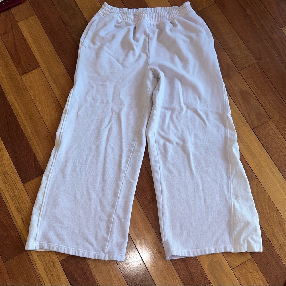 Aerie Women’s Light Lavender Wide-Leg Sweatpants
